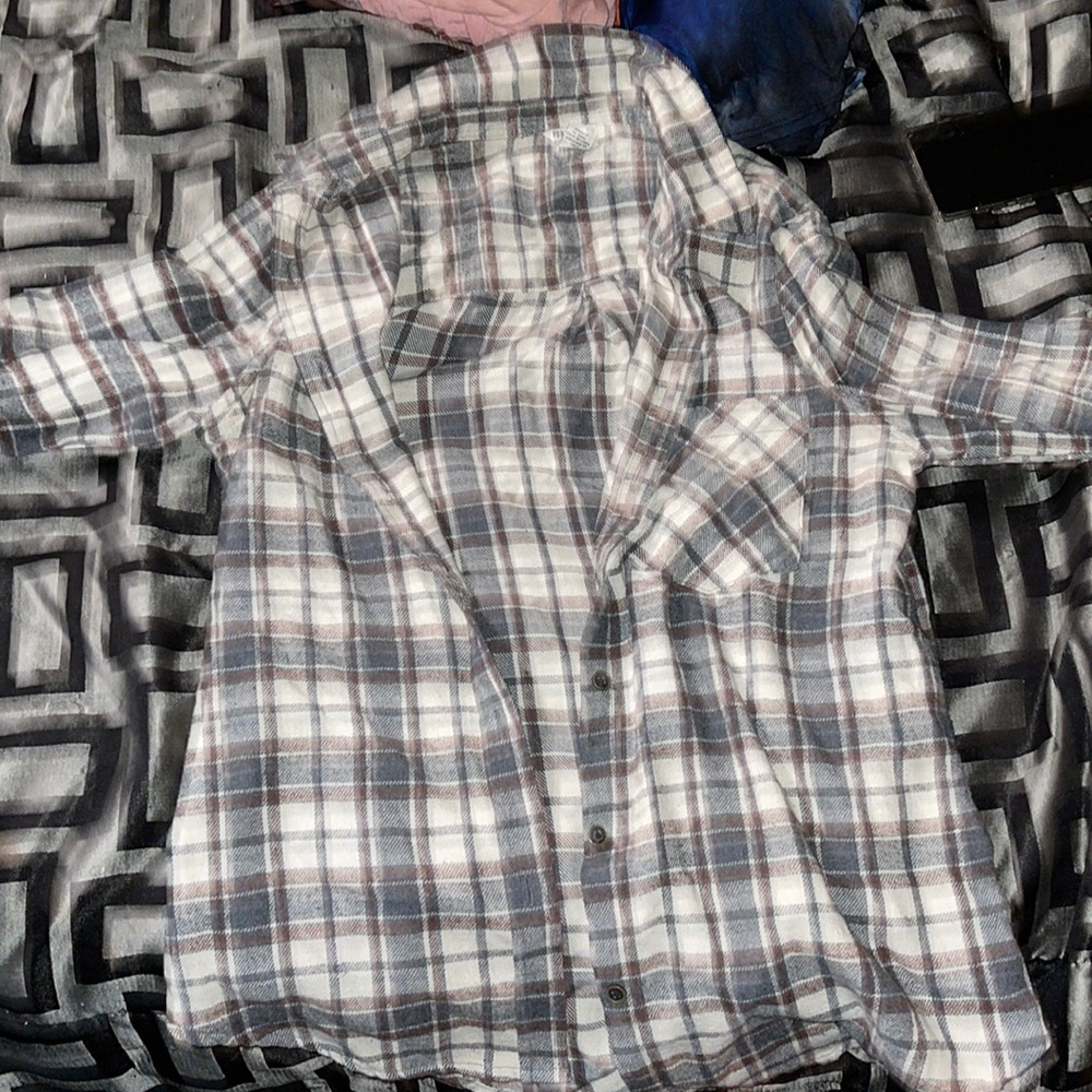 Plaid cover up jacket